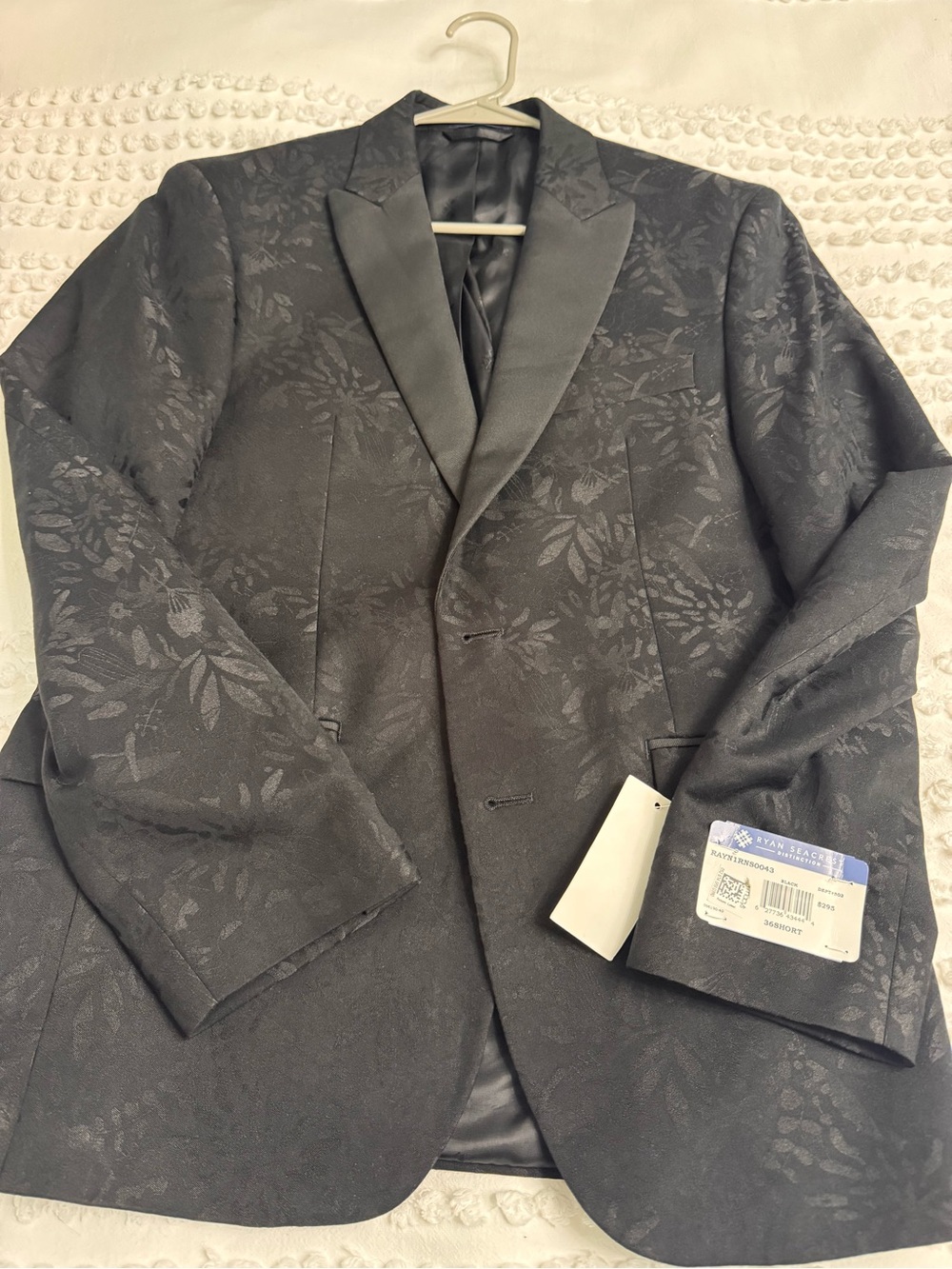 Ryan Seacrest Distinction Men’s Suit Coat/Blazer NWT  36 Short, Black